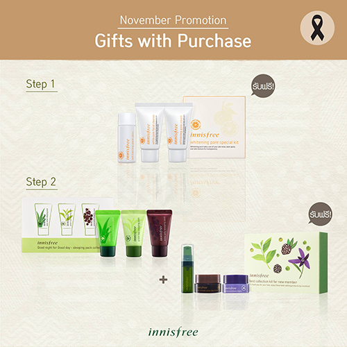 Promotions, Innisfree Thailand, โปรโมชั่น Innisfree, Innisfree เซ็ตพิเศษ, Innisfree ราคาพิเศษ, Innisfree ลดราคา, ของแถม Innisfree, โปรโมชั่น Innisfree เดือนพฤศจิกายน, Innisfree เซ็ตราคาพิเศษ