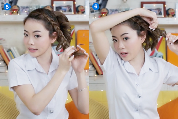 Hairstyle, ทรงผมรับปริญญา, how-to ผมรับปริญญา, ทำผมรับปริญญาเอง, ทรงผมไปรับปริญญา, สอนทำผมรับปริญญา, ทรงผมง่ายๆทำได้เอง, ฮาวทู ทรงผมรับปริญญา, วิธีเกล้าผม รับปริญญา, สอนเกล้าผมรับปริญญา, ถักเปียรับปริญญา, ถักเปียง่ายๆ, TONI & GUY Sea Salt Texturising Spray, เกล้าผมง่ายๆ, วิธีม้วนผม, ทรงผมรับปริญญาสำหรับผมประบ่า, ทรงผมประบ่า, เกล้าผมประบ่า, ทำผมประบ่าง่ายๆ