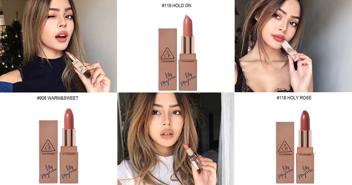 Beauty News, 3CE Lily Maymac, ลิปสติก 3CE, ลิปสติก Lily Maymac, ลิปสติกออกใหม่, ลิปสติกสีสวย, ลิปสติกสีนู้ด, ลิปสติกสีส้ม, สิลติกสีน้ำตาล, ลิปวติก 3CE fall 2016, 3CE Lipstick, 3CE Lily Maymac Matte Lip Color, 3CE Lily Maymac Matte Lip Color ราคา, 3CE Lily Maymac Matte Lip Color ซื้อออนไลน์, en.stylenanda.com