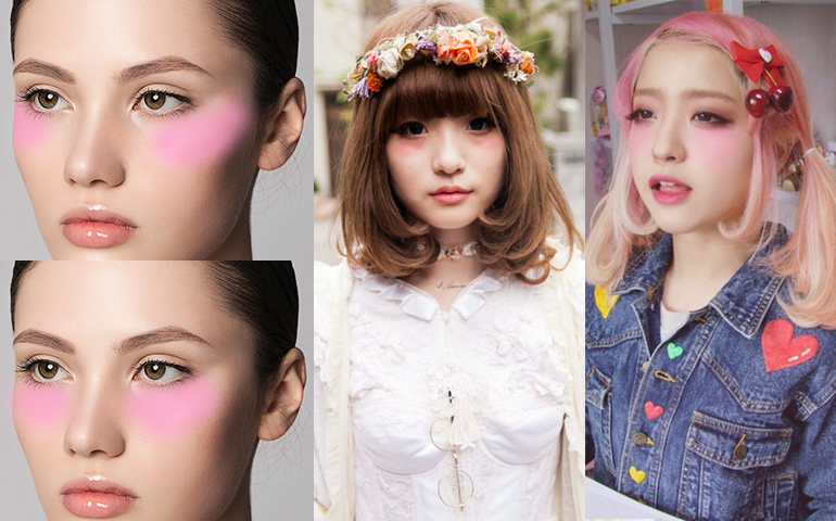Makeup Trends, เทรนด์แต่งหน้าแบบสาวญี่ปุ่น, ปัดแก้มแบบสาวญี่ปุ่น, ปัดแก้มแบบคนเมา, เทรนด์แต่งหน้าฮิต 2015, เทรนด์แต่งหน้าของสาวญี่ปุ่น, วิธีปัดแก้มสูง, ปัดแก้มยังไงไม่ให้โป๊ะ, อินเทรนด์ปัดแก้ม, วิธีปัดแก้ม, ฮาวทูสอนปัดแก้มตามเทรนด์สาวญี่ปุ่น, ผู้หญิงญี่ปุ่นปัดแก้มยังไง, ทำไมคนญี่ปุ่นปัดแก้มแบบนี้, คนญี่ปุ่นปัดแก้มยังไง, เทรนด์แต่งหน้ายอดฮิตจากญี่ปุ่น, วิธีปัดแก้มสไตล์คนเมา, ปัดแก้มแบบคุมะมง, ปัดแก้มเป็นแป๊ะยิ้ม, ปัดแก้มสูงๆ, ปัดแก้มเป็นวงกลม, วิธีปัดแก้มใต้ตา, ปัดแก้มให้อมชมพูสุขภาพดี, เทคนิคการปัดแก้ม, เทคนิคการแต่งหน้า, สอนแต่งหน้า