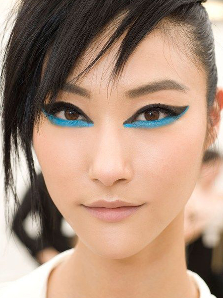 Eyeliner, beauty,make up, อายไลเนอร์, color eyeliner,การเขียนอายไลเนอร์สี,สีเหลือง,สีชมพู,สีฟ้า,สีน้ำเงิน