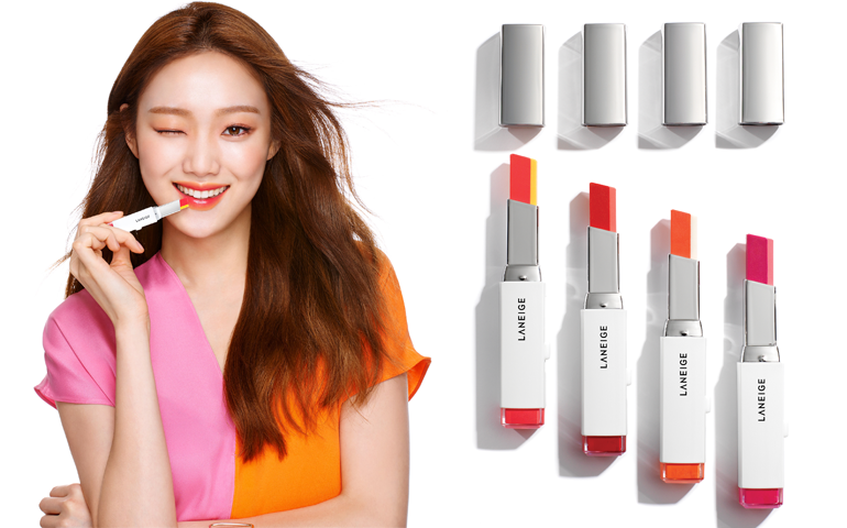 Beauty News, Laneige Two Tone Collection, ลาเนจ, ลิปสติกลาเนจออกใหม่, ลิปสติกลาเนจทูโทน, ลิปสติกลาเนจ 2 สีในแท่งเดียว, ลาเนจคอลเลคัช่นใหม่, อายแชโดว์ 2 สีในแท่งเดียว, อายแชโดว์ลาเนจ, เครื่องอางลาเนจ ราคา, ลิปสติกทูโทนลาเนจ ราคา