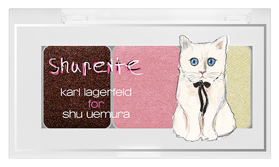 Beauty News, Shu Uemura, Shupette by Karl Lagerfeld, Choupette, cat, แมว, เครื่องสำอาง, Holiday 2014, Karl ออกแบบ, รูปแมว,​ ลายแมว, แมวดัง, แมวเซเลบ, แมวของคาร์ล, แมวไฮโซ, Birman, เพศเมีย, อาแชโดว์, อายไลเนอร์, ขนตาปลอม, มาสคาร่า, ยาทาเล็บ, แป้ง, ลิปสติก, บลัชออน, ที่ดัดขนตา, เมคอัพรีมูฟเวอร์, ชุดแป