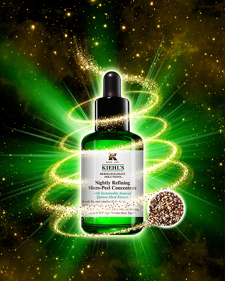 Beauty News, Kiehl's Nightly Refining Micro-Peel Concentrate, คีลส์ออกใหม่, คีลส์เซรั่ม, คีลส์พีลลิ่ง, คีลส์ ให้หน้าอ่อนวัย, คีลส์ ลดเลือนริ้วรอย, คีลส์ ทรีทเม้นท์, คีลส์ ไนท์เซรั่ม, คีลส์ ไนท์ครีม