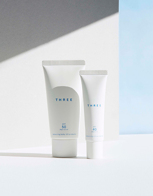 Beauty News, THREE Balancing UV Protector, THREE ครีมกันแดดหน้า, THREE ครีมกันแดดตัว, THREE ครีมทาผิว, THREE คอลเลคชั่นใหม่, THREE ออกใหม่, THREE Balancing UV Protector R, THREE Balancing Body UV Protector,THREE Balancing UV Protector R ราคา, THREE Balancing Body UV Protector ราคา, THREE กันแดด