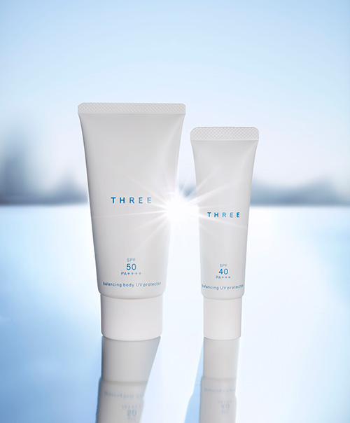 Beauty News, THREE Balancing UV Protector, THREE ครีมกันแดดหน้า, THREE ครีมกันแดดตัว, THREE ครีมทาผิว, THREE คอลเลคชั่นใหม่, THREE ออกใหม่, THREE Balancing UV Protector R, THREE Balancing Body UV Protector,THREE Balancing UV Protector R ราคา, THREE Balancing Body UV Protector ราคา, THREE กันแดด