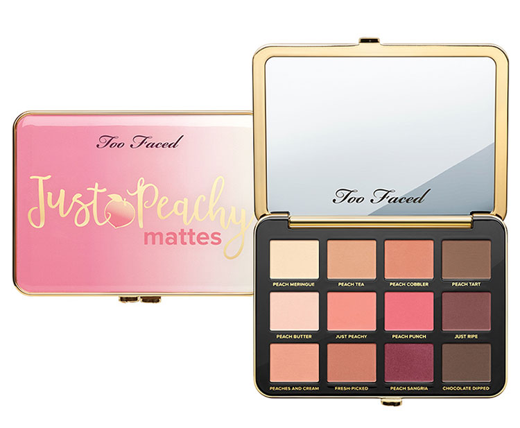 Beauty News, Too Faced Peaches & Cream collection, Too Faced คอลเลชชั่นใหม่, Too Faced คอลเลคชั่นพีช, Too Faced ออกใหม่, Too Faced น่าโดน, Too Faced คอลเลคชั่นเนื้อครีม, Just Peachy Mattes Palette, Peach Kiss, Peach My Cheeks Blush, Peach Blur Finishing Powder, Sweetie Pie Bronzer, Bronzed Peach, Peach Frost, Primed & Peachy, Peach Mist Mattifying Setting Spray, Peach Perfect Mattifying Setting Powder, Peach Perfect Foundation