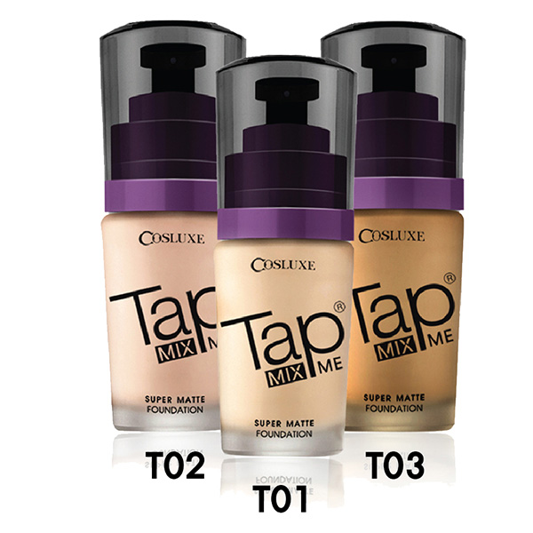 Beauty News, Cosluxe Tap Mix Me Collection, Cosluxe Tap Mix Me Super Matte Foundation, Cosluxe Tap Mix Me Shine & Shade Super Matte Foundation Mixer, รองพื้น Cosluxe, รองพื้นใหม่, Cosluxe ออกใหม่, Cosluxe คอลเลคชั่นใหม่, Cosluxe เครื่องสำอางใหม่