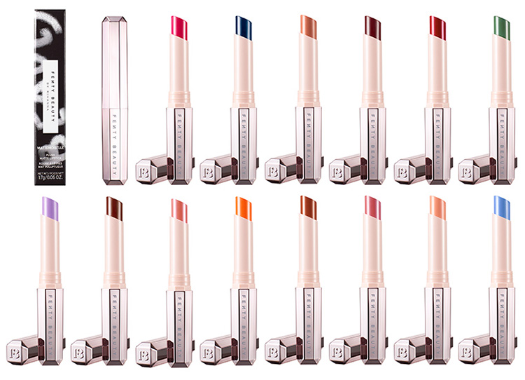 Beauty News, Fenty Beauty Mattemoiselle Plush Matte Lipstick, Rihanna, ริฮานน่า, เครื่องสำอาง Rihanna, เครื่องสำอาง Fenty Beauty, ลิปติก Fenty Beauty, คอลเลคชั่นใหม่ Fenty Beauty, ลิปสติก Rihanna, ลิปสติกสีแซ่บ, ลิปสติกน่าโดน