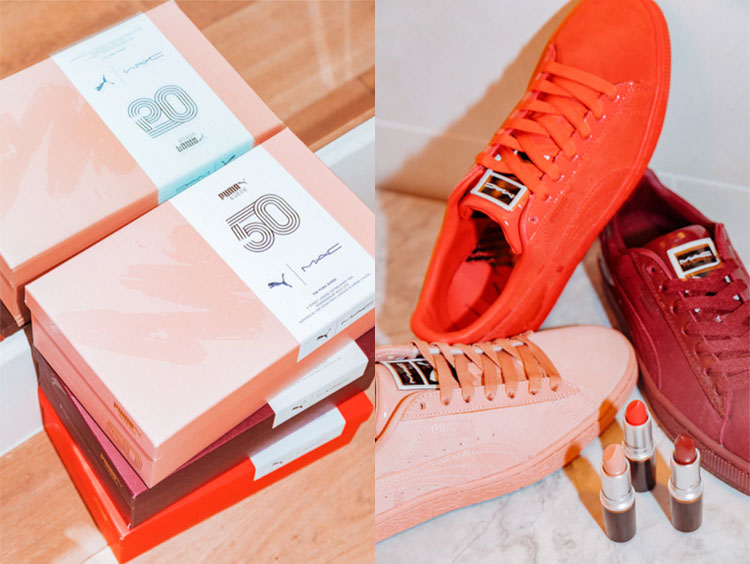 Beauty News, Puma 50 pack X MAC, MAC x PUMA, MAC คอลเลคชั่นใหม่, MAC ออกใหม่, PUMA ออกใหม่, PUMA คอลเลคชั่นใหม่, PUMA มาใหม่,​ รองเท้า PUMA, เครื่องสำอาง MAC, งาน collaboration แซ่บ, MAC ลิปสติก, รองเท้า PUMA Suede, PUMA Suede ครบรอบ 50 ปี