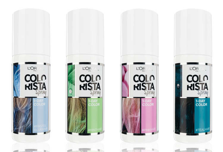 Beauty News, L'Oreal Colorista, L'Oreal ครีมเปลี่ยนสีผม, สเปรย์เปลี่ยนสีผมชั่วคราว, น้ำยาเปลี่ยนสีผม, ลอรีอัล คัลเลอร์ริสต้า, ทำสีผมเอง, ครีมเปลี่ยนสีผม ทำเอง, เปลี่ยนสีผมด้วยตัวเอง, ลอรีอัล ปารีส, เปลี่ยนสีผมง่ายๆ, เปลี่ยนสีผมชั่วคราว, ครีมนวดเปลี่ยนสีผม