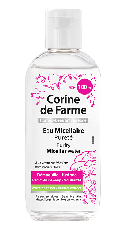 Beauty News, Corine de Farme Travel Duo, Corine de Farme, Corine de Farme Purity Micellar Water, Corine de Farme Micellar Eye Make-up Remover, คลีนซิ่ง, ไมเซลล่าวอเทอร์, ผลิตภัณฑ์ล้างเครื่องสำอาง, ล้างหน้า, ล้างเครื่องสำอางสะอาด, เมคอัพรีมูฟเวอร์, ไซส์เล็ก, ขนาด 100 มล.