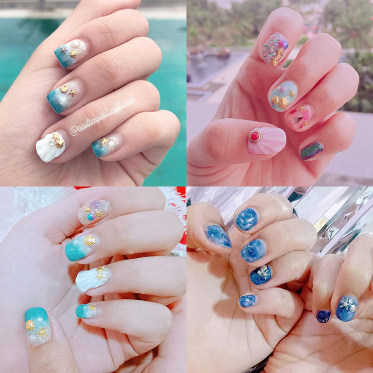 Nails, ลายเล็บ, เทรนด์เล็บ, ลายเล็บมาใหม่, ลายเล็บสวย, เพ้นท์เล็บ, ทาเล็บ, ทำเล็บ, ทาสีเจล, เทรนด์, เทรนด์ลายเล็บ, ลายเล็บสไตล์เกาหลี, เทรนด์เล็บ Summer 2018, ลายเล็บไปทะเล, เทรนด์เล็บไปทะเล, เทรนด์เล็บยอดฮิต, เทรนด์เล็บยอดนิยม, เทรนด์เล็บมาใหม่, เทรนด์เล็บโทนม่วง, เทรนด์เล็บฟอยล์, ทาเล็บเจล, เทรนด์เล็บเจล