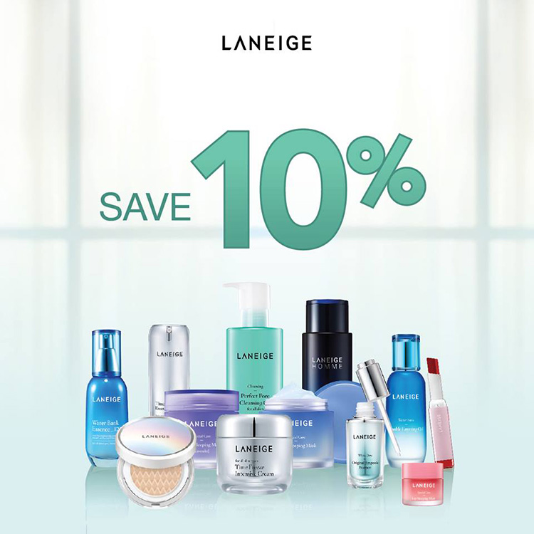 Promotions, Laneige, โปรโมชั่น Laneige, Laneige ลดราคา, Laneige ลด 10%, Laneige เซ็ตสุดคุ้ม, Laneige เซ็ตราคาพิเศษ, Laneige เซ็ตราคาพิเศษ, Laneige ส่วนลด, Laneige Midnight Sale, โปรโมชั่นเซ็นทรัล, โปรโมชั่นเดอะมอลล์