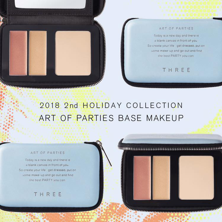 Beauty News, THREE Art of Parties Colletion, THREE Art of Parties Base Makeup, THREE คอลเลคชั่นใหม่, THREE ออกใหม่, THREE พาเลท, THREE เบสเมคอัพ, THREE มาใหม่, THREE แต่งหน้า, THREE งานผิว, THREE ไฮไลท์, THREE แป้ง