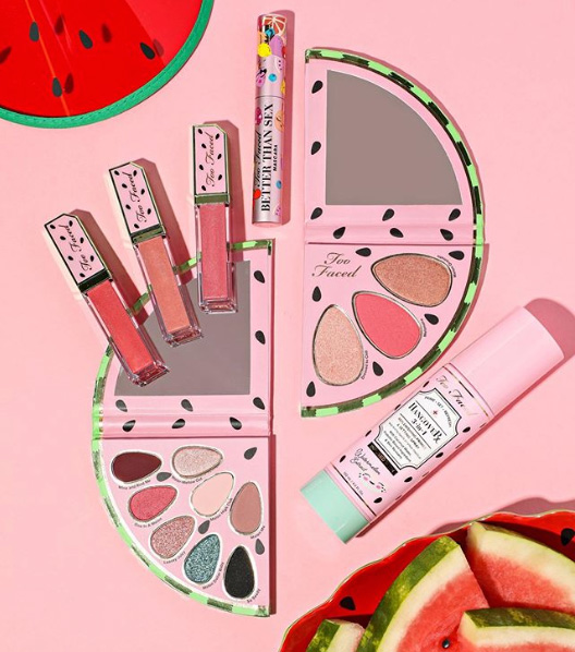 Beauty News, Too Faced Tutti Frutti Watermelon Collection, Too Faced คอลเลคชั่นใหม่, Too Faced ออกใหม่, Too Faced ลายแตงโม, Too Faced อายแชโดว์พาเลท, Too Faced ลิปกลอส, Too Faced บลัชออน, Too Faced เซ็ตติ้งสเปรย์