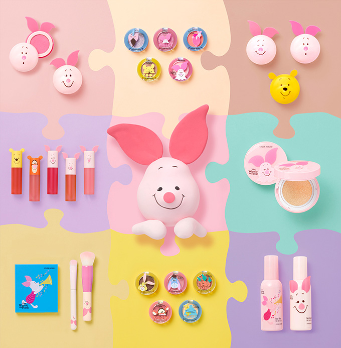 Beauty News, Etude House, Etude House X Disney, Happy with Piglet Collection, Etude House คอลเลคชั่นใหม่, Etude House ออกใหม่, Etude House มาใหม่, Etude House เครื่องสำอาง, Etude House บลัชออน, Etude House พิกเล็ต, Etude House หมีพูห์, Etude House ลิปสติก, Etude House แปรงแต่งหน้า, Etude House อายแชโดว์, Etude House น่าโดน, Etude House ดิสนีย์, Etude House สกินแคร์