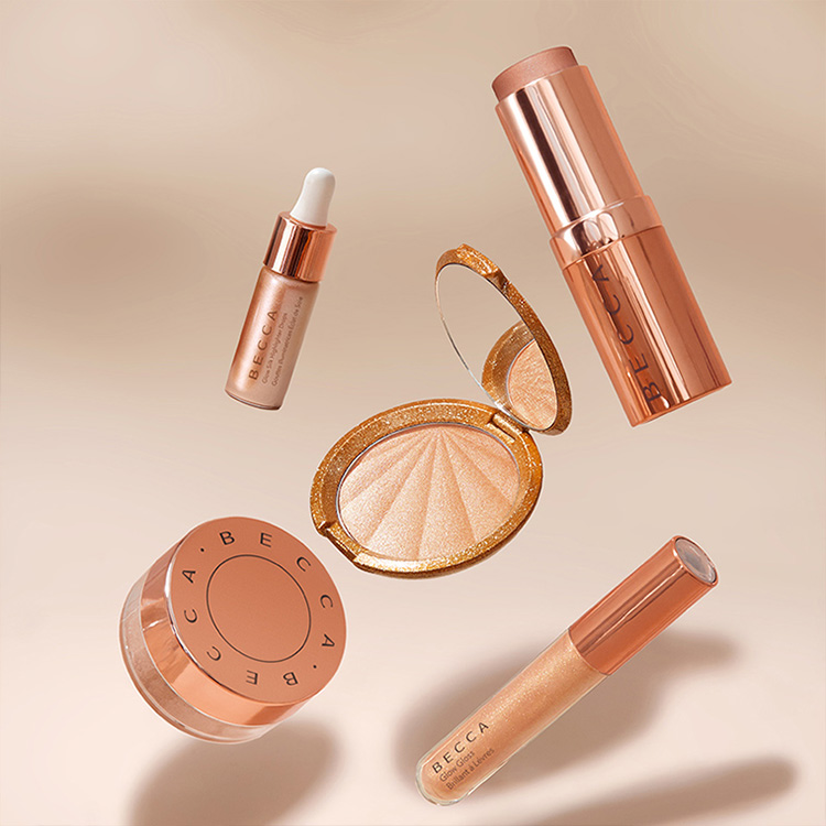 Beauty News, Becca Champagne Glow Collection, Becca Shimmering Skin Perfector Pressed Highlighter, Champagne Pop, ไฮไลท์ดี, ไฮไลท์แบบผง, ลิควิดไฮไลท์, ไฮไลท์แบบแท่ง, ไฮไลท์เนื้อฝุ่น, Becca คอลเลคชั่นใหม่, Becca ออกใหม่