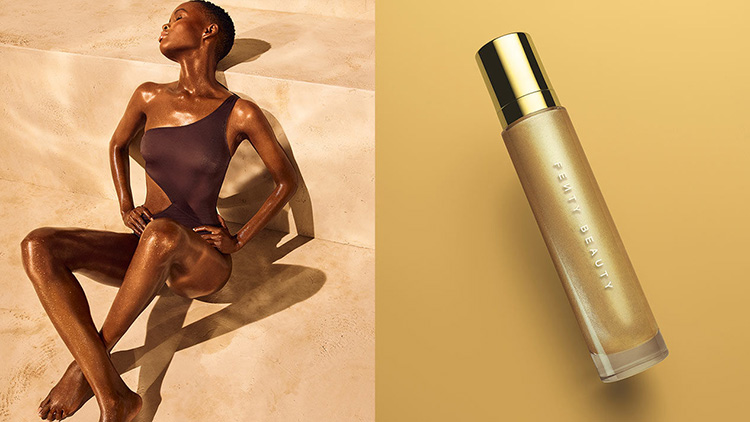 Beauty News, Fenty Beauty Body Lava, Fenty Beauty คอลเลคชั่นใหม่, Fenty Beauty ออกใหม่, Fenty Beauty มาใหม่, Fenty Beauty ชิมเมอร์ตัว, Fenty Beauty ไฮไลท์ทาตัว, บอดี้ลาวา, แปรงแต่งหน้า, แปรงคาบูกิ, บอดี้ชิมเมอร์