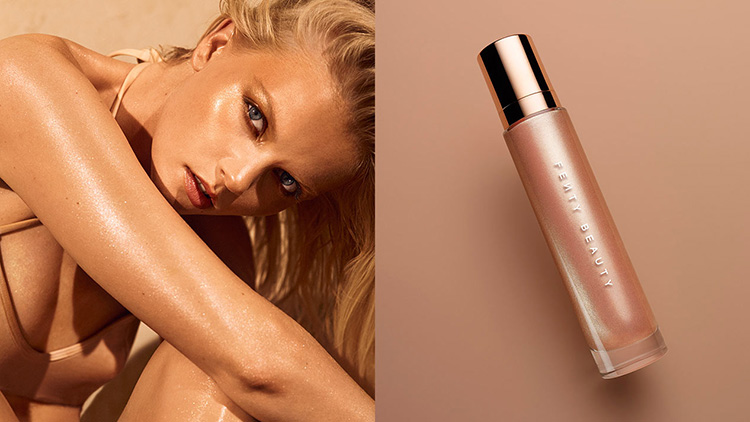 Beauty News, Fenty Beauty Body Lava, Fenty Beauty คอลเลคชั่นใหม่, Fenty Beauty ออกใหม่, Fenty Beauty มาใหม่, Fenty Beauty ชิมเมอร์ตัว, Fenty Beauty ไฮไลท์ทาตัว, บอดี้ลาวา, แปรงแต่งหน้า, แปรงคาบูกิ, บอดี้ชิมเมอร์