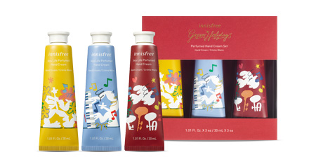 Beauty News, Innisfree, 2019 Green Holiday Limited Edition Collection, Holiday 2019, Innisfree คอลเลคชั่นใหม่, Innisfree ออกใหม่, Innisfree มาใหม่, Green Tea Seed Serum, Green Tea Seed Cream, Perfumed Hand Cream Set Holiday Limited Edition, Mood Up Party Palette Holiday Limited Edition, Sparkling Glitter Tint, Bright Music Notes Scented Candle, Soft Trumpet Perfumed Diffuser, Romantic Contrabass Perfumed Diffuser