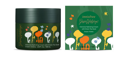 Beauty News, Innisfree, 2019 Green Holiday Limited Edition Collection, Holiday 2019, Innisfree คอลเลคชั่นใหม่, Innisfree ออกใหม่, Innisfree มาใหม่, Green Tea Seed Serum, Green Tea Seed Cream, Perfumed Hand Cream Set Holiday Limited Edition, Mood Up Party Palette Holiday Limited Edition, Sparkling Glitter Tint, Bright Music Notes Scented Candle, Soft Trumpet Perfumed Diffuser, Romantic Contrabass Perfumed Diffuser