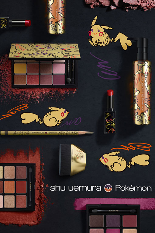 Beauty News, Shu Uemura X Pokemon Collection, Shu Uemura Fall 2019 Collection, Shu Uemura คอลเลคชั่นใหม่, Shu Uemura โปเกม่อน, Shu Uemura ปิกาจู, Shu Uemura ออกใหม่, Shu Uemura ลิปสติก, Shu Uemura อายแชโดว์, Shu Uemura บลัชออน, Shu Uemura ออยล์ล้างหน้า