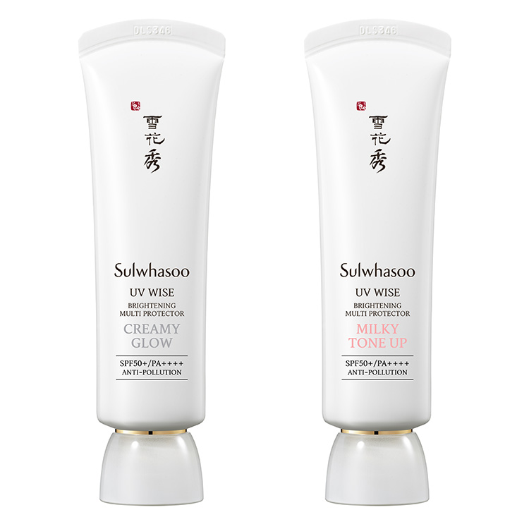 Beauty News, Sulwhasoo, UV Wise Brightening Multi Protector, Creamy Glow, Milky Tone Up, ครีมกันแดด, กันแดดหน้า, กันมลภาวะ, กันฝุ่น, คอลเลคชั่นใหม่, ออกใหม่, มาใหม่, สูตรอ่อนโยน