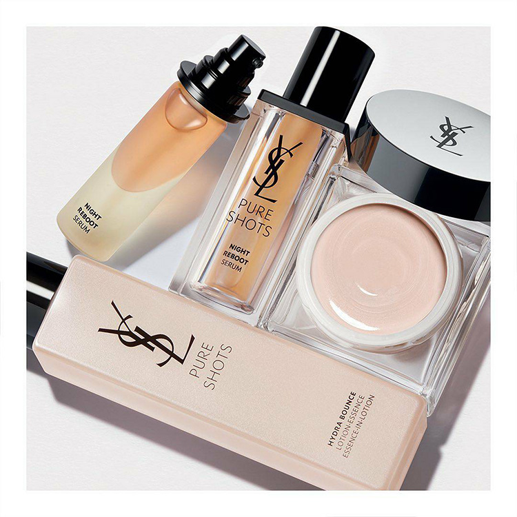 Beauty News, YSL, Pure Shots, Night Reboot Serum, Y Shape Serum, Lines Away Serum, Light Up Serum, Hydra Bounce Lotion, Perfect Plumper Cream, YSL สกินแคร์, YSL คอลเลคชั่นใหม่, YSL ออกใหม่, YSL เซรั่ม, YSL โลชั่น, YSL ครีม