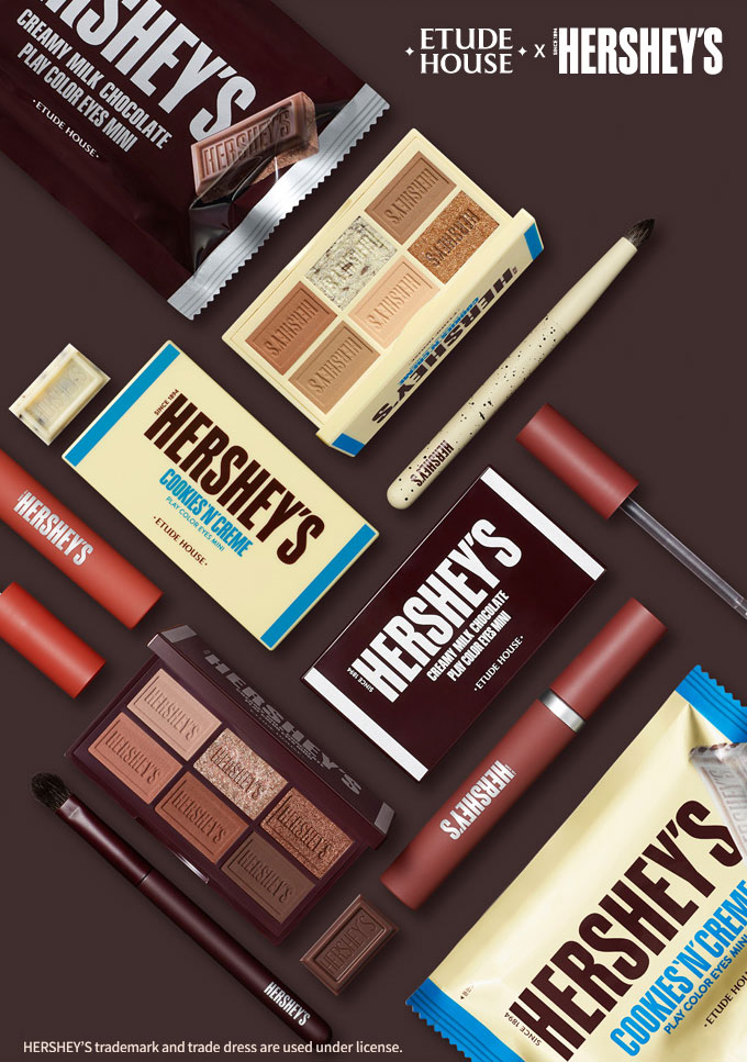Beauty News, Etude House, Etude House X Hershey’s 2020 Chocolate Collaboration, Etude House คอลเลคชั่นใหม่, Etude House ออกใหม่, Etude House อายแชโดว์พาเลท, Etude House Limited Edition, Etude House ลิควิดลิปสติก, Etude House แปรงแต่งตา, ราคา, เท่าไร