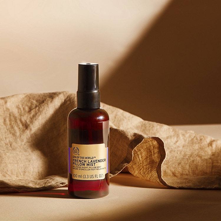 Beauty News, THE BODY SHOP, Spa of the World, French Lavender Pillow Mist, French Lavender Massage Oil, African Ximenia Scrub, Japanese Camellia Cream, คอลเลคชั่นใหม่, ออกใหม่, มาใหม่