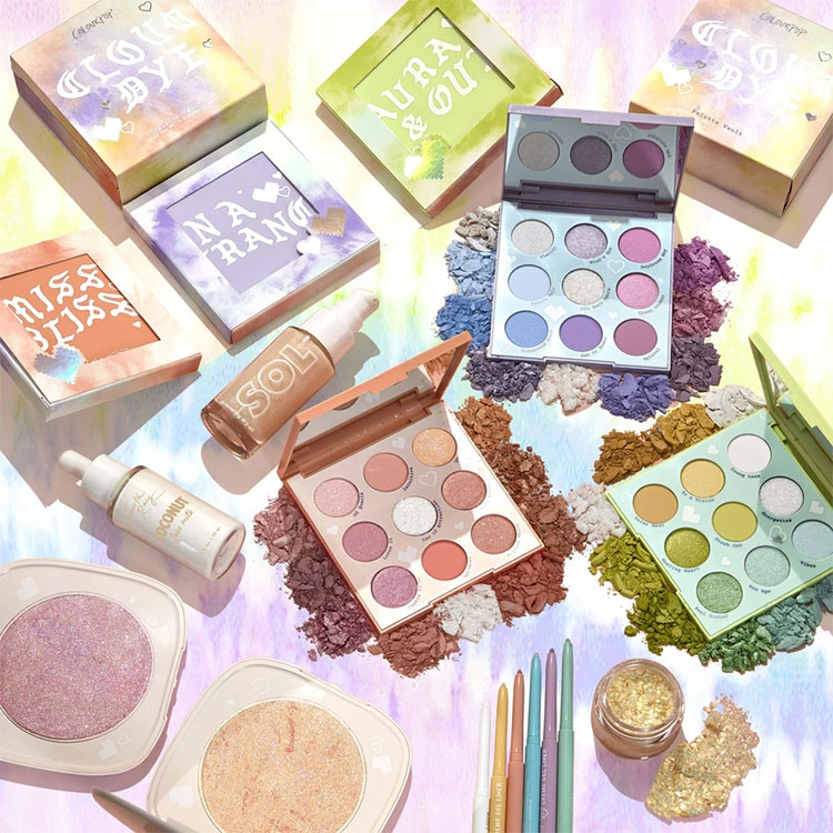 Beauty News, ColourPop, ColourPop Tie Dye Collection, คอลเลคชั่นใหม่, ออกใหม่, น่าโดน, อายแชโดว์พาเลท, ไฮไลท์, อายไลเนอร์, สีพาสเทล, คอลเลคชั่นมัดย้อม