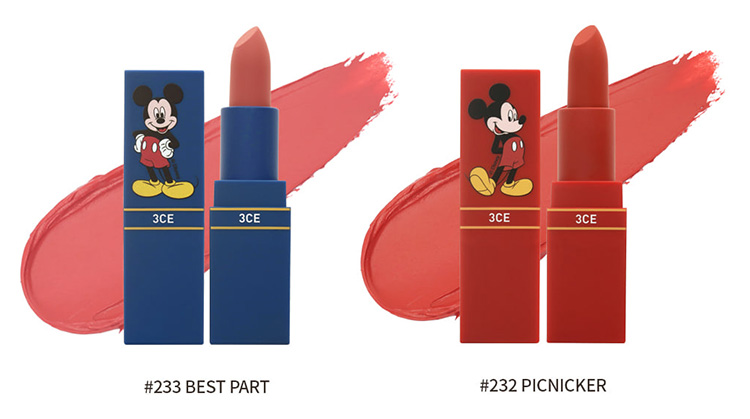 Beauty News, 3CE, Disney Mickey Mouse, คอลเลคชั่นใหม่, คอลเลคชั่นพิเศษ, Limited Edition, อายแชโดว์พาเลท, ลิปสติก, ลิควิดลิปสติก, บลัชออน, มิกกี้เมาส์, เมคอัพ, เครื่องสำอาง