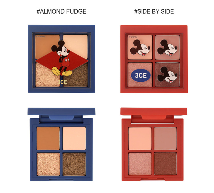 Beauty News, 3CE, Disney Mickey Mouse, คอลเลคชั่นใหม่, คอลเลคชั่นพิเศษ, Limited Edition, อายแชโดว์พาเลท, ลิปสติก, ลิควิดลิปสติก, บลัชออน, มิกกี้เมาส์, เมคอัพ, เครื่องสำอาง