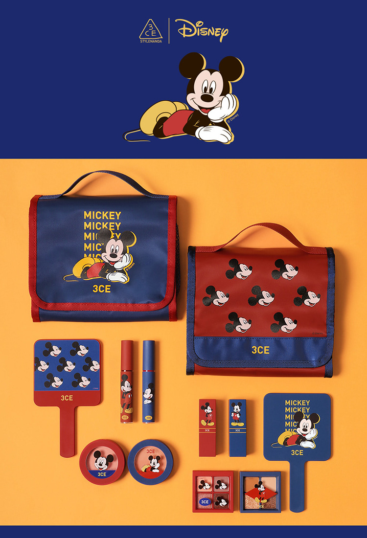 Beauty News, 3CE, Disney Mickey Mouse, คอลเลคชั่นใหม่, คอลเลคชั่นพิเศษ, Limited Edition, อายแชโดว์พาเลท, ลิปสติก, ลิควิดลิปสติก, บลัชออน, มิกกี้เมาส์, เมคอัพ, เครื่องสำอาง