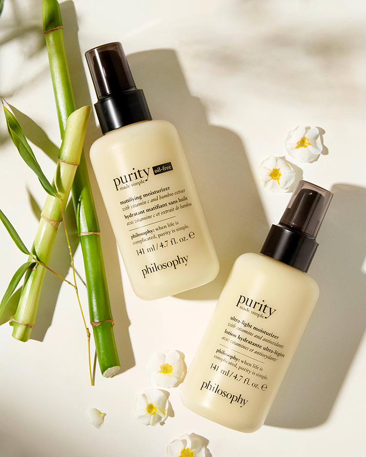 Beauty News, Philosophy, Purity Made Simple Oil-Free, One-Step Mattifying Facial Cleanser With Bamboo Extract, Mattifying Gel Moisturizer With Vitamins And Bamboo Extract, คลีนเซอร์, มอยซ์เจอไรเซอร์, ออยฟรี, oil-free, oil free, ปราศจากน้ำมัน, เนื้อเจล, สำหรับผิวมัน, สำหรับผิวผสม, ออกใหม่, มาใหม่, ผลิตภัณฑ์ใหม่, คอลเลคชั่นใหม่, ราคา, เท่าไร