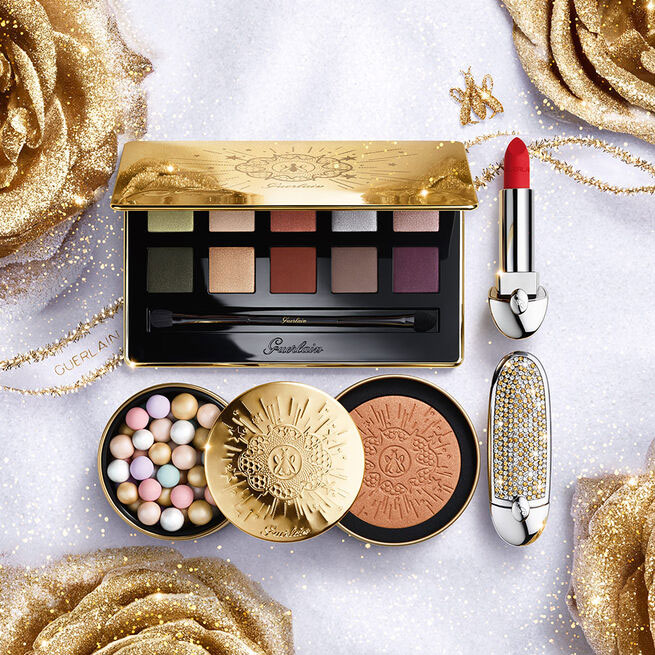 Beauty News, Guerlain, Guerlain Golden Bloom Holiday 2020, Guerlain Holiday 2020, คอลเลคชั่นใหม่, ออกใหม่, มาใหม่, เมคอัพ, Golden Bee Eyeshadow Palette Limited Edition, Terracotta Golden Bee Limited Edition, Golden Bee Meteorites Limited Edition, Rouge G Limited Edition, Rouge G de Guerlain The Sheer Shine Lipstick, Rouge G de Guerlain The Satin & Matte Lipstick, Rouge G Customizable Lipstick Case