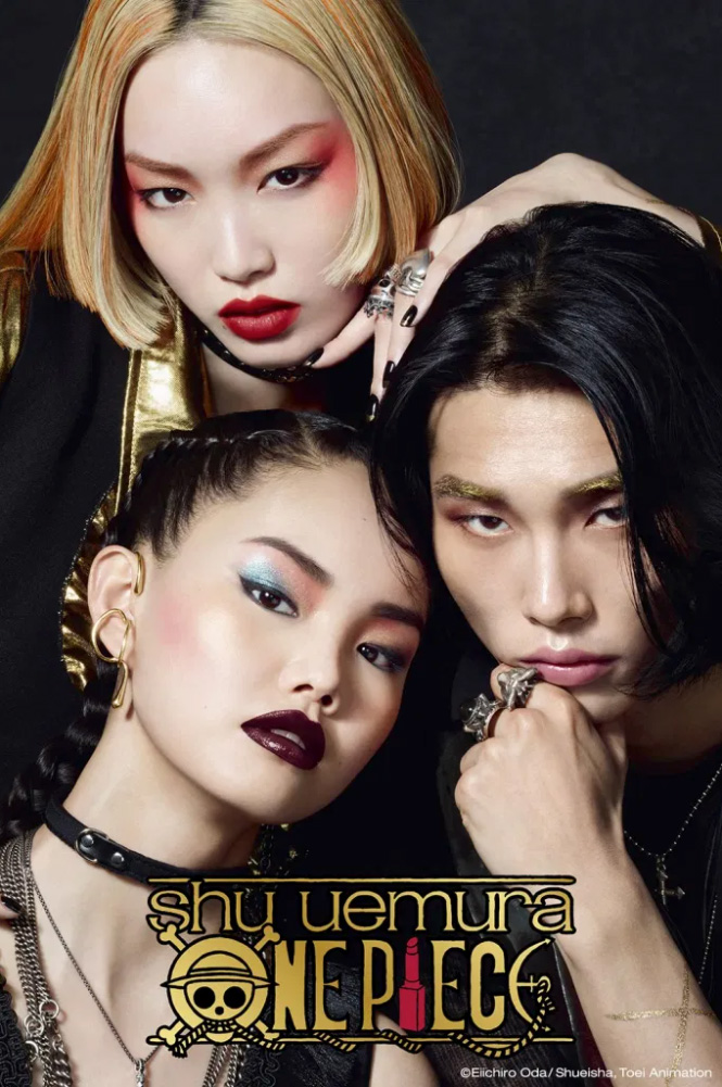 Beauty News, Shu Uemura x ONE PIECE, Shu Uemura, ONE PIECE, Limited Edition, คอลเลคชั่นพิเศษ, คอลเลคชั่นใหม่, ออกใหม่, วันพีช, อายแชโดว์พาเลท, ลิปสติก, คลีนซิ่งออยล์, แปรงรองพื้น, ดินสอเขียนคิ้ว, กระเป๋าเครื่องสำอาง, ไฮไลท์