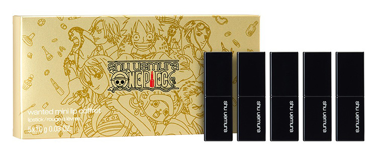 Beauty News, Shu Uemura x ONE PIECE, Shu Uemura, ONE PIECE, Limited Edition, คอลเลคชั่นพิเศษ, คอลเลคชั่นใหม่, ออกใหม่, วันพีช, อายแชโดว์พาเลท, ลิปสติก, คลีนซิ่งออยล์, แปรงรองพื้น, ดินสอเขียนคิ้ว, กระเป๋าเครื่องสำอาง, ไฮไลท์