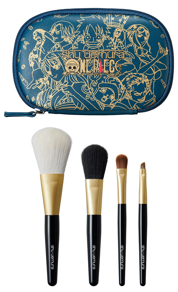 Beauty News, Shu Uemura x ONE PIECE, Shu Uemura, ONE PIECE, Limited Edition, คอลเลคชั่นพิเศษ, คอลเลคชั่นใหม่, ออกใหม่, วันพีช, อายแชโดว์พาเลท, ลิปสติก, คลีนซิ่งออยล์, แปรงรองพื้น, ดินสอเขียนคิ้ว, กระเป๋าเครื่องสำอาง, ไฮไลท์