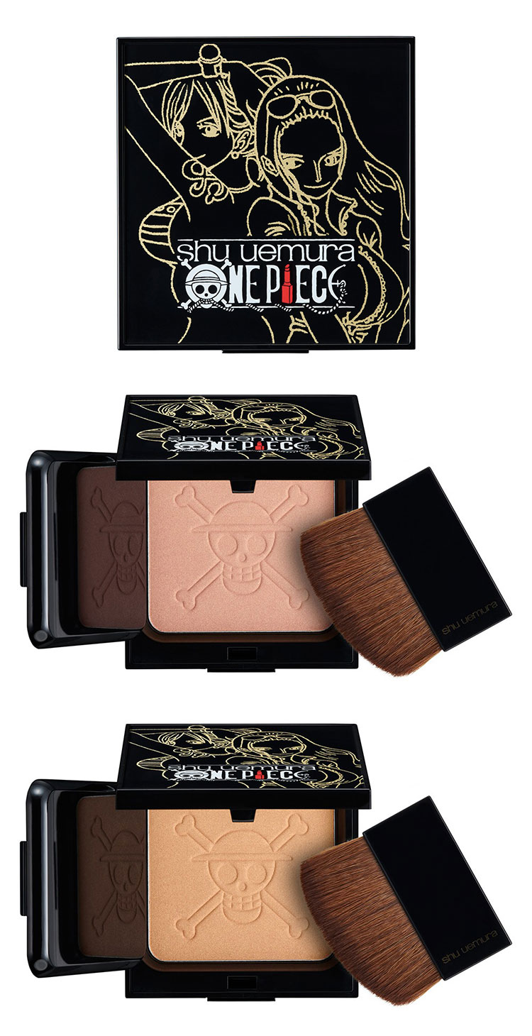 Beauty News, Shu Uemura x ONE PIECE, Shu Uemura, ONE PIECE, Limited Edition, คอลเลคชั่นพิเศษ, คอลเลคชั่นใหม่, ออกใหม่, วันพีช, อายแชโดว์พาเลท, ลิปสติก, คลีนซิ่งออยล์, แปรงรองพื้น, ดินสอเขียนคิ้ว, กระเป๋าเครื่องสำอาง, ไฮไลท์