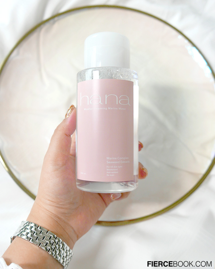 Beauty Review, Hana Micellar Cleansing Marine Water, รีวิว, Hana, CHABA Nails and Eyelashes Pro, Cleansing Water, Micellar Water, คลีนซิ่งวอเทอร์, ลบเครื่องสำอาง, ผลิตในเกาหลี, แบรนด์ไทย, อ่อนโยน, ไม่แสบตา, สะอาด, หมดจด, ล้างเมคอัพ, ลบเมคอัพ, ไม่ระคายเคือง, ล้างง่าย, ไม่ต้องถู