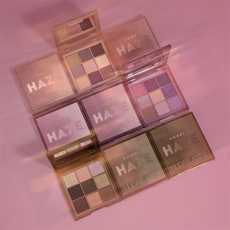 Beauty News, Huda Beauty, Haze Obsessions Palettes, Holiday 2020, คอลเลคชั่นใหม่, ออกใหม่, อายแชโดว์พาเลท, อายแชโดว์, แต่งตา, พาเลท, สีชมพู, สีเขียว, สีม่วง, Sand Haze Obsessions, Khaki Haze Obsessions, Purple Haze Obsessions