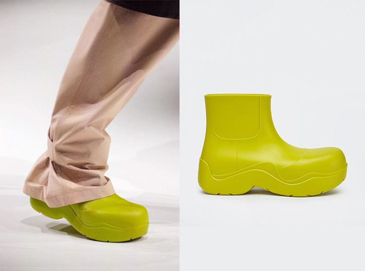 Fashion, รองเท้า, รองเท้าบูท, เทรนด์รองเท้า, A/W 2020-21, Fall/Winter 2020-21, Bottega Veneta BV Puddle Boots, Peoenza Schouler Lug Sole Chelsea Boots, Stella McCartney Emilie Boots, Valentino Garavani Uniqueform VloveTN Ankle Boot, Chanel High Boots Calfskin, Saint Laurent Jane Over-The-Knee Boots, Versace Graca Labyrinth Boots, Louis Vuitton LV Archlight Sneaker Boot, Balenciaga Knife Shark 110 MM Over-the-Knee, Chloé Franne Sock Ankle Boot