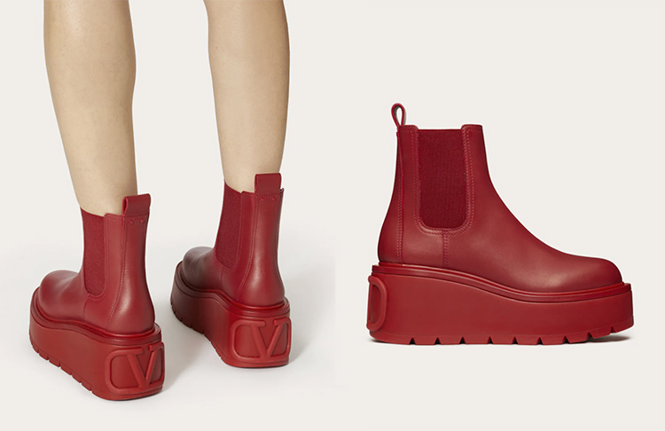 Fashion, รองเท้า, รองเท้าบูท, เทรนด์รองเท้า, A/W 2020-21, Fall/Winter 2020-21, Bottega Veneta BV Puddle Boots, Peoenza Schouler Lug Sole Chelsea Boots, Stella McCartney Emilie Boots, Valentino Garavani Uniqueform VloveTN Ankle Boot, Chanel High Boots Calfskin, Saint Laurent Jane Over-The-Knee Boots, Versace Graca Labyrinth Boots, Louis Vuitton LV Archlight Sneaker Boot, Balenciaga Knife Shark 110 MM Over-the-Knee, Chloé Franne Sock Ankle Boot