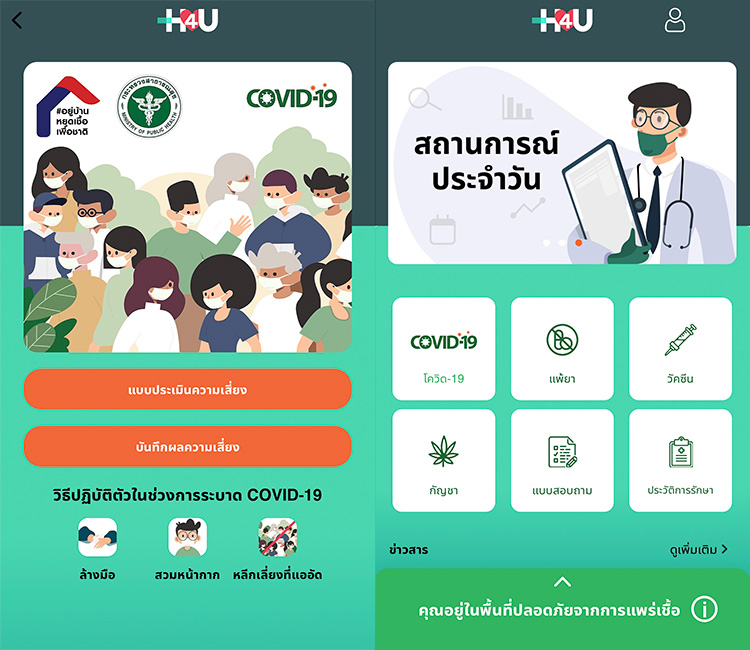Lifestyle, แอพพลิเคชั่น, ป่วย, ผู้ป่วย, Covid-19, โควิด-19, พื้นที่เสี่ยง, แจ้งเตือน, โควิด, โคโรนาไวรัส, แอพแจ้งเตือน, แอพจากรัฐบาล, แอพจากทางการ, แอพ ไทยชนะ, แอพ หมอชนะ, แอพ ใกล้หมอ, แอพกระทรวงสาธารณะสุข, H4U-Covid19, Line, Away Covid-19, Google Maps