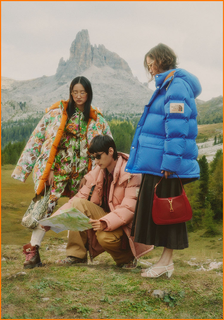 Fashion News, Gucci, The North Face X Gucci, The North Face, คอลเลคชั่นใหม่, นักผจญภัย, ชุดเดินป่า, เสื้อกันหนาว, รองเท้าเดินป่า, รองเท้าบู๊ท, กระเป๋าเดินทาง, เป้, แบ็คแพ็ค, เต็นท์, ถุงนอน, หมวกกันหนาว, หมวกไหมพรม, แคมปิ้ง, กางเต็นท์, ปีนเขา