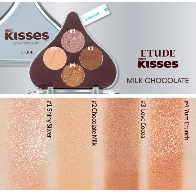 Beauty News, Etude House, Etude X Hershey’s Kisses, คอลเลคชั่นใหม่, ออกใหม่, มาใหม่, วานเลนไทน์, เมคอัพ, Valentine's day 2021, Limited Edition, ช็อกโกแลต, อายแชโดว์พาเลท, ลิปมูสทินท์, อิทูดี้