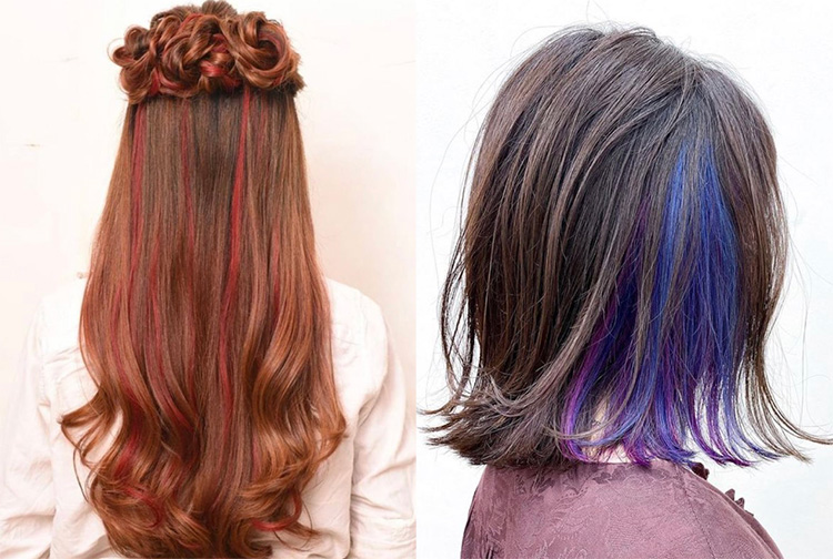 Hairstyle, สีผม, ทรงผม, ทำสีผม, ทำผม, เทรนด์สีผม, สีผมแซ่บ, เทรนด์ผม, สีผมทูโทน, ทำผมสองสี, ผมสองสี, ซ่อนสีผม, ดิปปลายปม, ไฮไลท์, บาลายาจ, โลว์ไลท์, Dip-Dye Hair, Dark Roots Hair, Color Roots Hair, Skunk Hair