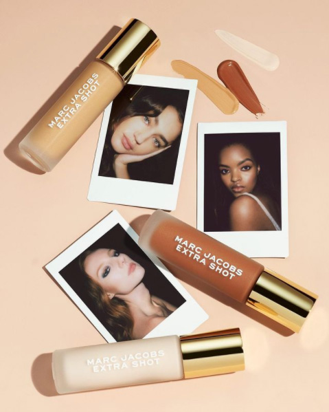 Beauty News, Marc Jacobs Beauty, Spring 2021, Caffeine, Extra Shot Caffeine Concealer and Foundation, O! Mega x Three Powder Blush-Bronze-Highlight Palette, Highliner Matte Matte Gel Eye Crayon, คอนซีลเลอร์, รองพื้น, พาเลท, บลัชออน, ไฮไลท์, บรอนเซอร์, อายไลเนอร์